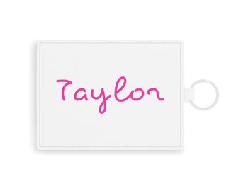 White Custom Text Island Love Name Card Holder | Bombshell Gift