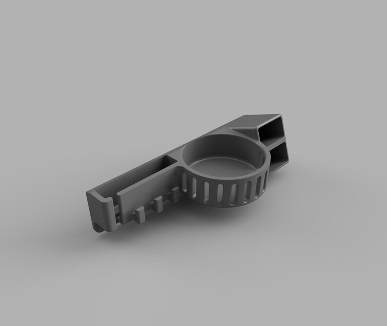 May include: Grey plastic wall-mounted organiser with a cup holder and slots for tools or other items.