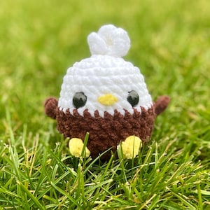 Amigurumi Baby Adler Plüschtier Handmade Chenille Stofftier