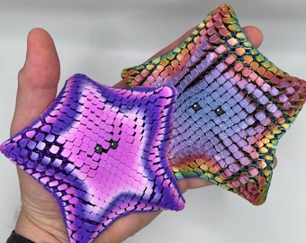 Colorful Flexi Starfish Fidget Toy - Soothing Satisfying Articulating Stress Relief
