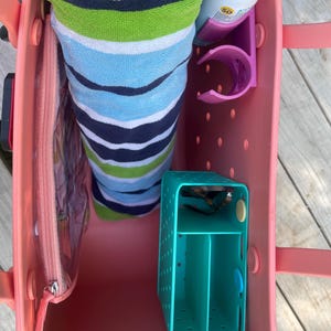Bogglet Tote Bag Organizer | Bright Colorful Summer Vibe | Beach Pool | Fits Most EVA Bags | image 7