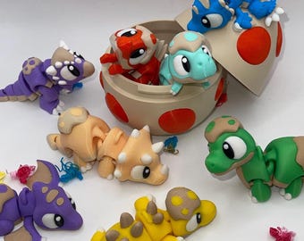 Baby Dino Hatchling Pocket Pets with Surprise Egg | Hatchable Collectible Dinosaur Egg Set