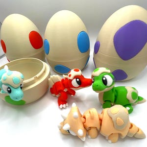 Baby Dinosaur Set - Mystery Dino in Colorful Egg