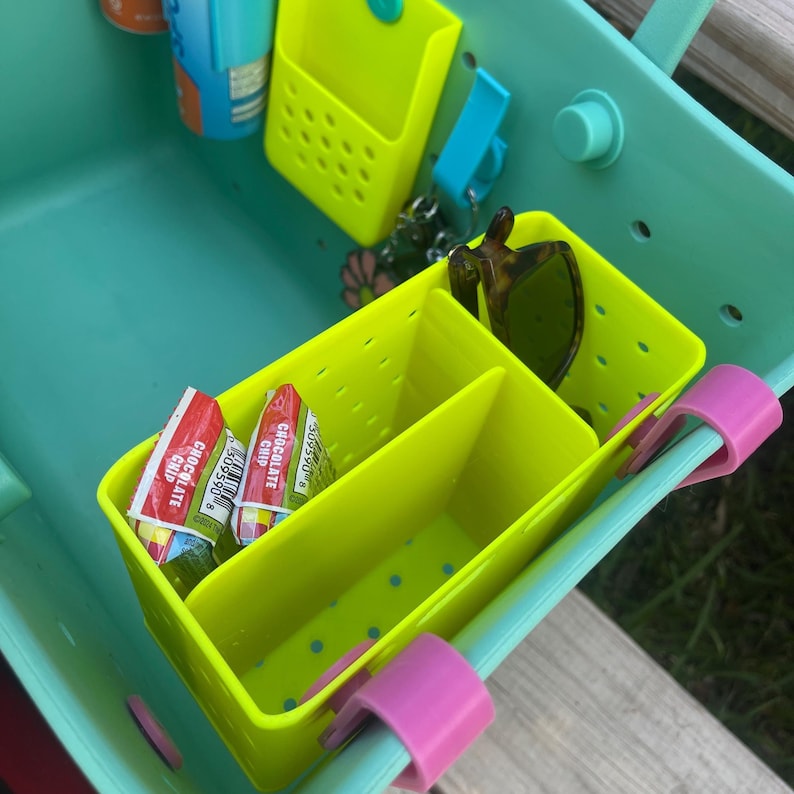 Bogglet Tote Bag Organizer | Bright Colorful Summer Vibe | Beach Pool | Fits Most EVA Bags | image 6