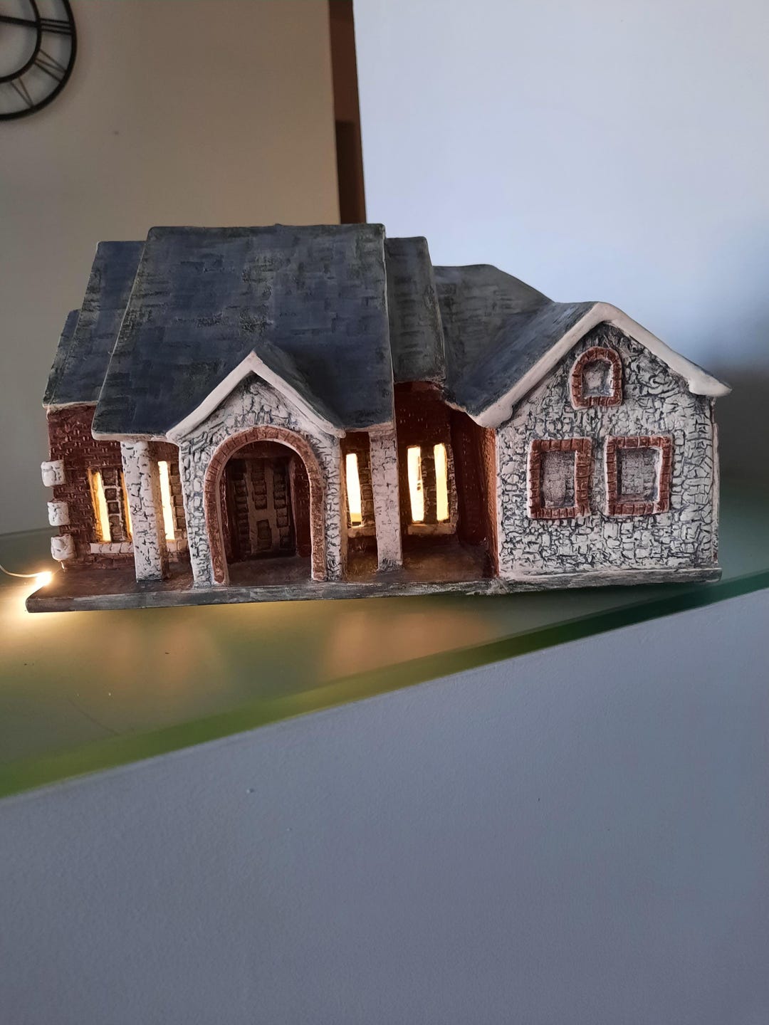 Replica of Your Brick Wall House, Ceramic Mini Copy - Etsy