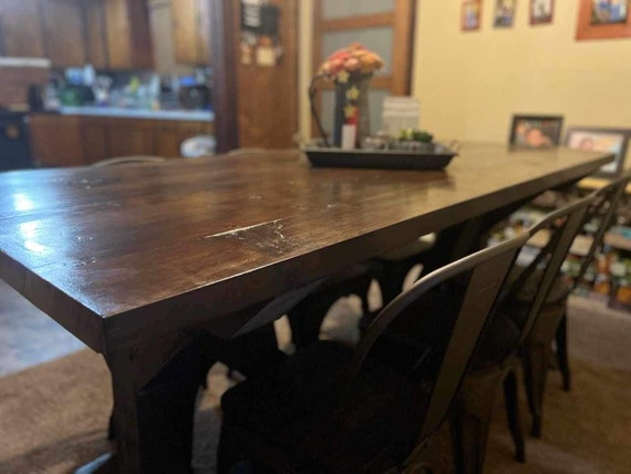 Cedar Farmhouse Style Dining Table Etsy UK