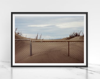 Wall Art for Coastal Home, Beach Sand Dune Photo Art Print - Pacific Northwest Wall Decor - Fine Art Film Photography Print