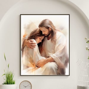 Safe in His Arms | Premium Digital Download | Faith-inspired Art - Etsy