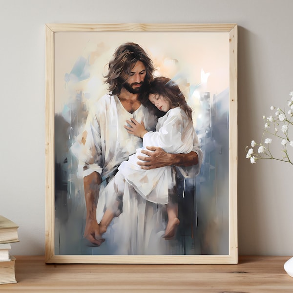 I Feel My Savior's Love | Digital Download  | Faith-Inspired AI/Digital Art