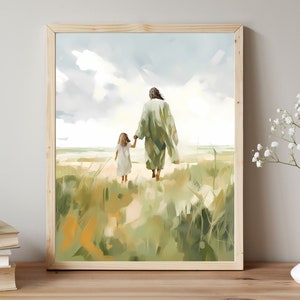 Walking with Jesus | Premium Digital Download | Faith-Inspired Art