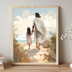 Walking with Christ | Premium Digital Download | Faith-Inspired Art