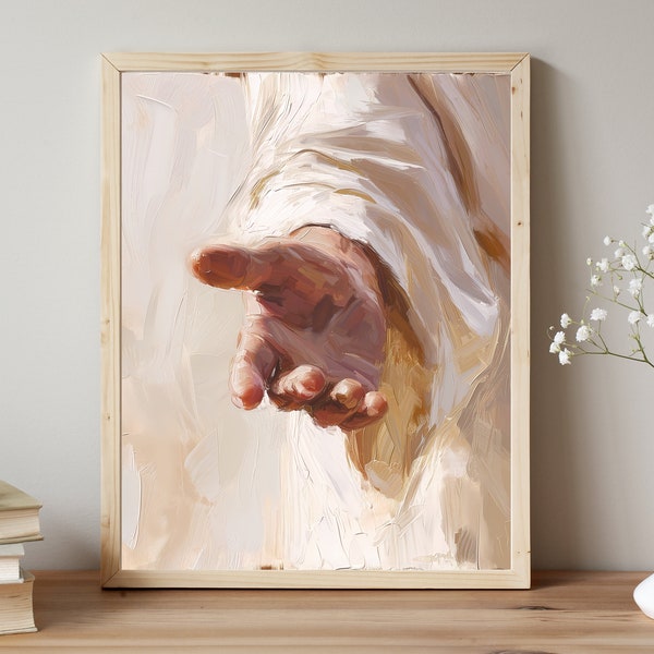 Graven on His Palms | Digital Download | Faith-Inspired AI/Digital Art