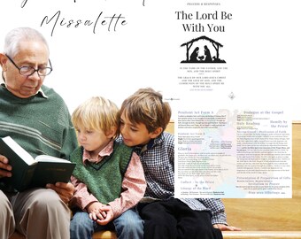Catholic Mass Missalette: Full Color Prayers & Responses