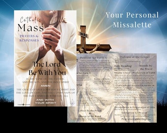 Catholic Mass Missalette: Full Color Prayers & Responses