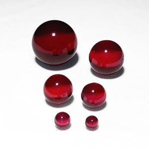 Ruby Terp Pearls, Small and Large
