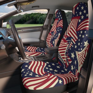 American flags-Seat Covers-