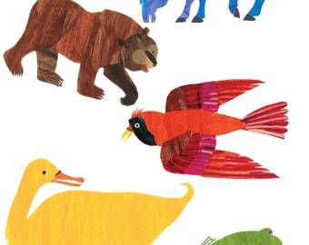 Brown Bear Brown Bear Print Pack 1 (no words)