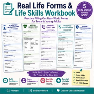 Real Life Forms & Life Skills Practice