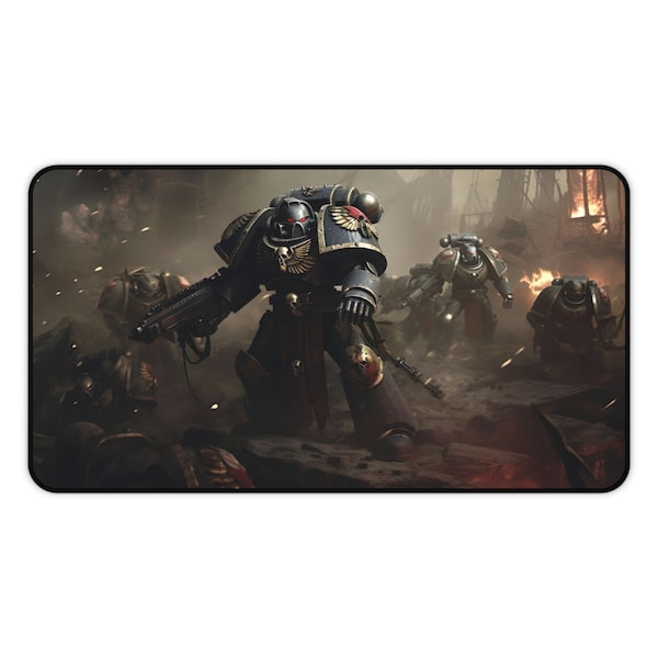 Warhammer Inspired Mouse Pad | Desk Mat | Epic Space Battle | 2 Sizes