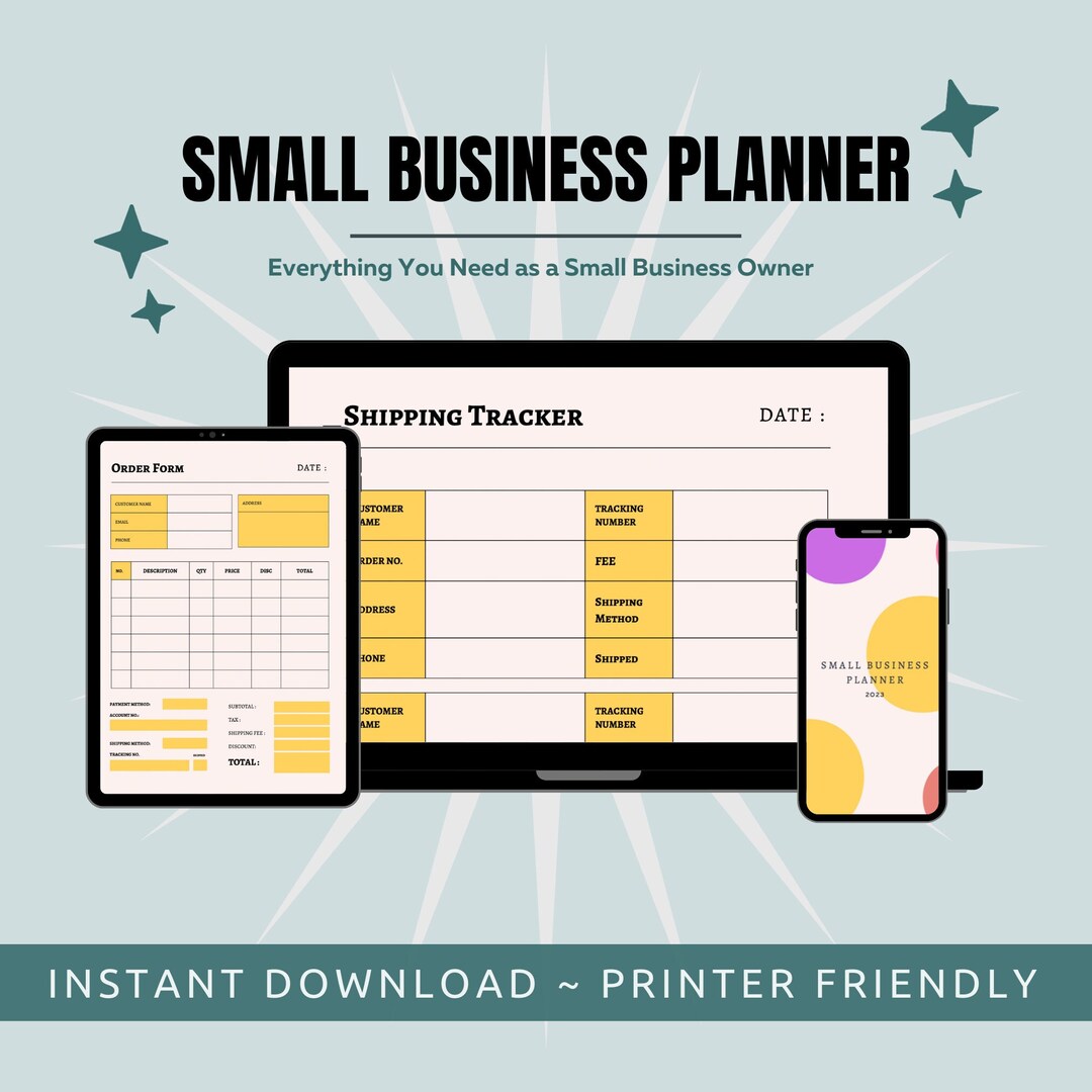 PRINT ON DEMAND Business Planner for Small Business | Small Business Planner for Entrepreneurs ...