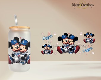 Die Dodgers, Mickey und Minnie lieben Baseball