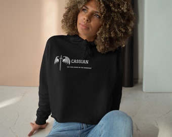 Cassian "Pon tus manos en la cabecera" Sudadera con capucha recortada