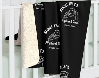 Suriel Tea Co. Manta polar ACOTAR High Lady Feyre Sherpa