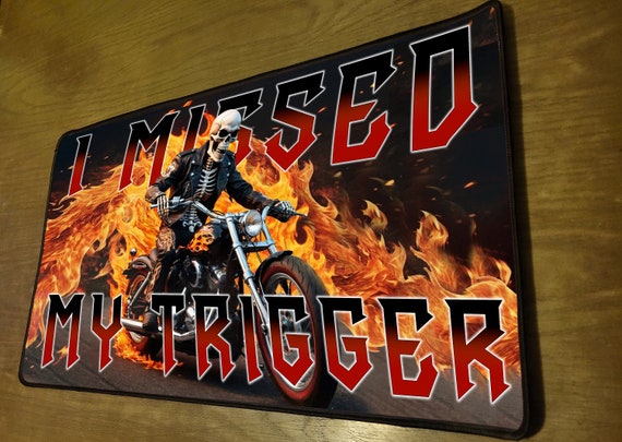 I Missed My Trigger Skeleton MTG/TCG Playmat - Etsy
