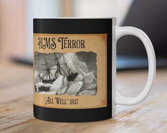 HMS Terror Mug: Franklin Expedition, Northwest Passage History