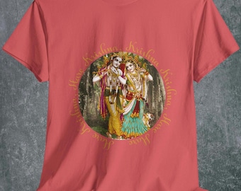 Krishna T-Shirt: Hindu Religious Tee, Unisex Fit