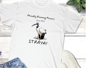 Funny Bin Chicken T-Shirt: Australian Ibis Souvenir