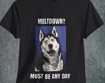 Grappig Husky-T-shirt: cadeau voor baasje