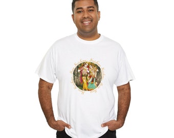 クリシュナTシャツ：ハレ・クリシュナ、ヒンドゥー教の宗教Tシャツ