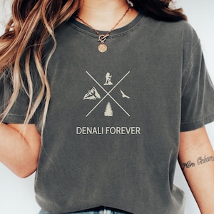 Denali National Park T-Shirt: Alaska Hiking, Camping Shirt