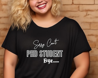 Lustiges Doktoranden-T-Shirt, Geschenk zum Abschluss