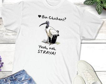 Funny Bin Chicken T-Shirt: Australian Ibis Souvenir Tee