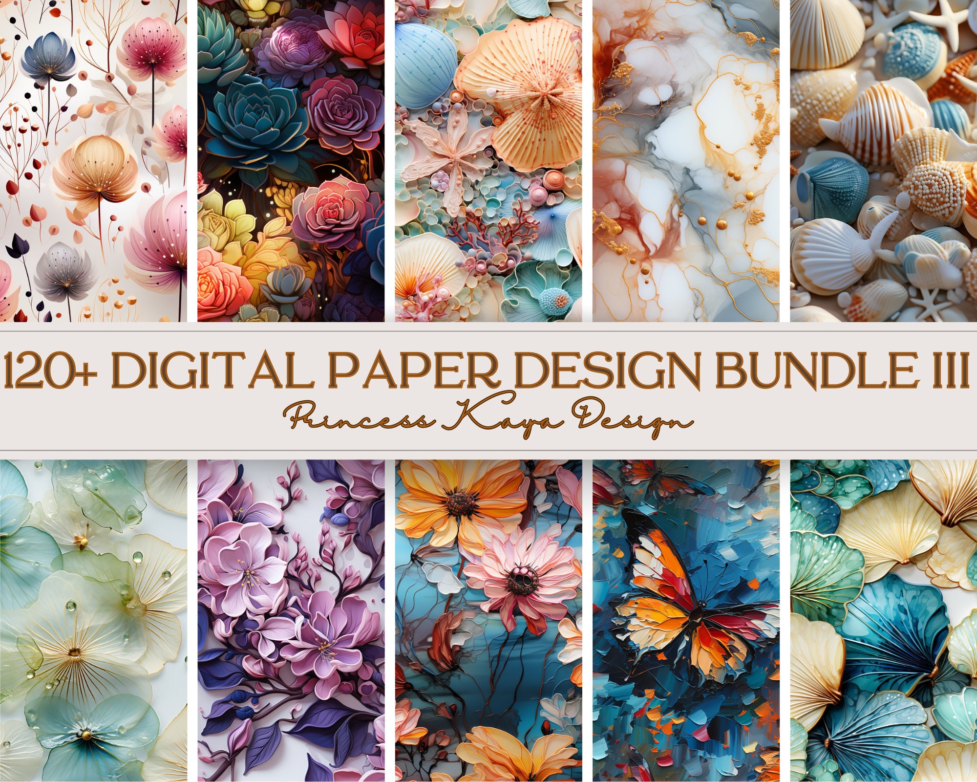 375 Digital Paperseamless Tiled Patternclassic Monsters Double Exposure Butterflies Alcohol