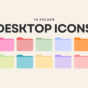 10 Folder Desktop Icons for Mac