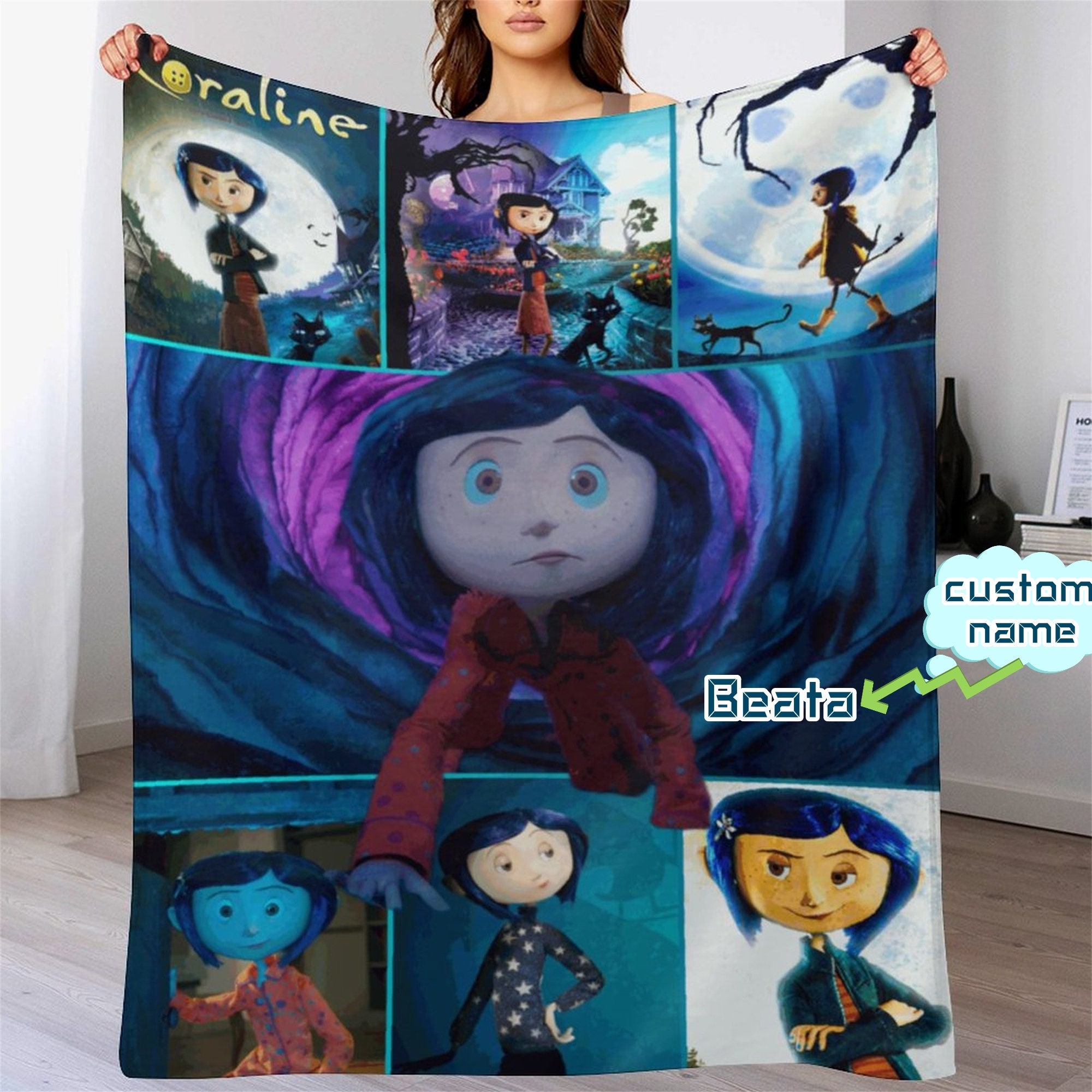 Coraline blanket on sale