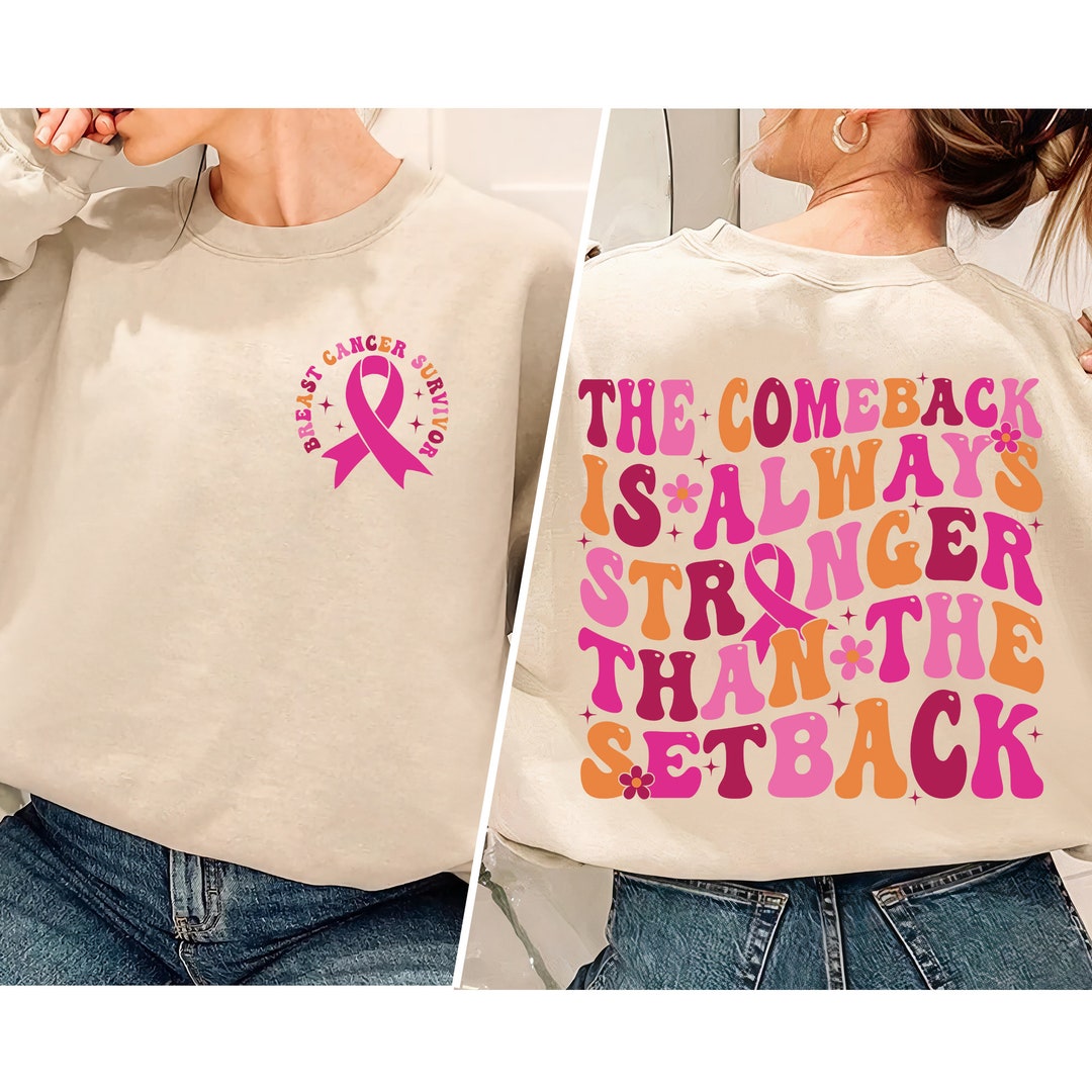 Pink Breast Cancer Shirt Women the Comeback is Always - Etsy