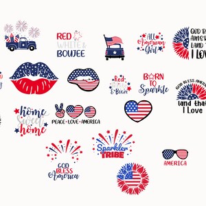 4th of July SVG Bundle: 20 Patriotic Designs (Cut Files)