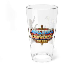 Masters of the Universe logo pint glass | Mixing Glass 16oz