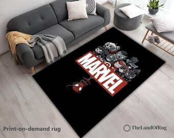 Marvel,Marvel Characters Rug,Fantastic Rug,Kids Room Rug,Minimalist Rug,Popular Rug,Hypebeast Rug,Area Rug,Personalized Rug,Gift Ideas