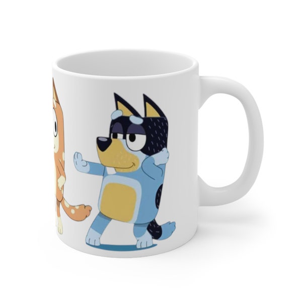 Bluey Heelers  Ceramic Mug 11oz