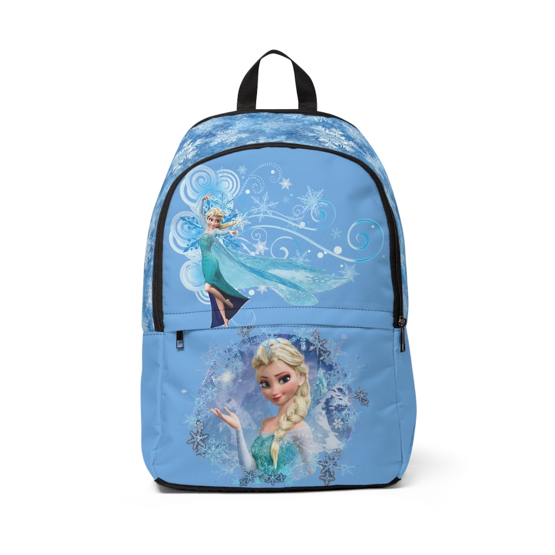 Elsa Frozen Backpack Disney Princess Bag Kids School Etsy