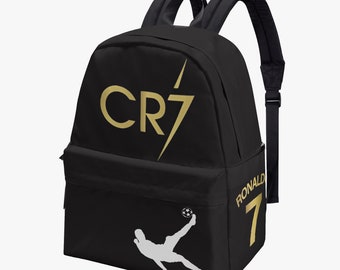 Ronaldo Soccer Book Bag, Backpack for Kids, Sports Bag, School Bag