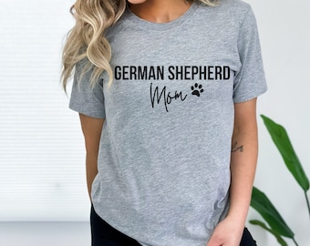 German Shepherd Mom Shirt, Dog Lover Tee