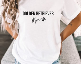 Golden Retriever Mama T-Shirt, Hunde Liebhaber Geschenk