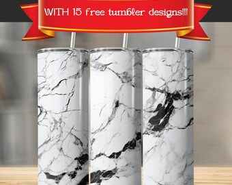 Zwart wit marmeren beker wrap png, marmerbehang, behang png, junk journal png, naadloos patroon, zwart-witte digitale kunst
