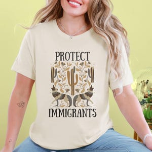 Protect Immigrants Shirt,  Pro Immigration Shirt, Migration is Beautiful, Deportation, Anti Trump Shirt, Pro Immigration Wildflower Gift